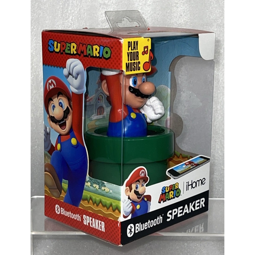 Nintendo Super Mario iHome Bluetooth Speaker Micro USB Charging Cable Included - Picture 11 of 12